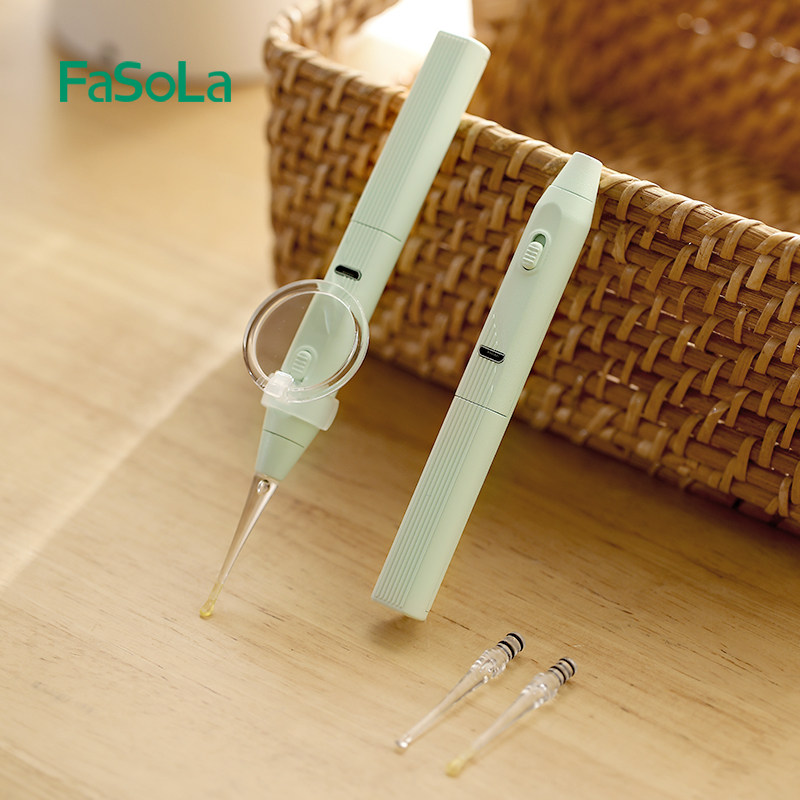 FaSoLa掏耳勺采耳神器发光成人可视儿童挖耳屎耳朵清洁器工具套装,淘宝优惠券,粉丝福利购,淘宝优惠卷