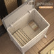 Quilt storage box for household foldable super large capacity seasonal clothing organization box flip storage cabinet clothing artifact