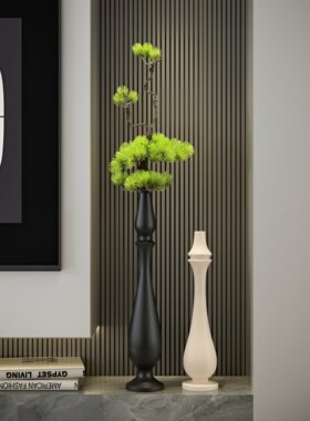 树脂装饰现代简约玄关插花摆件