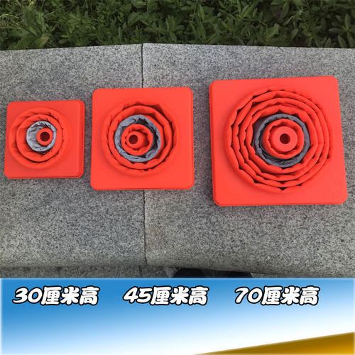 可折叠伸缩路锥安全强反光锥雪糕桶筒汽车交通应急轻便警示路障柱 - 图1