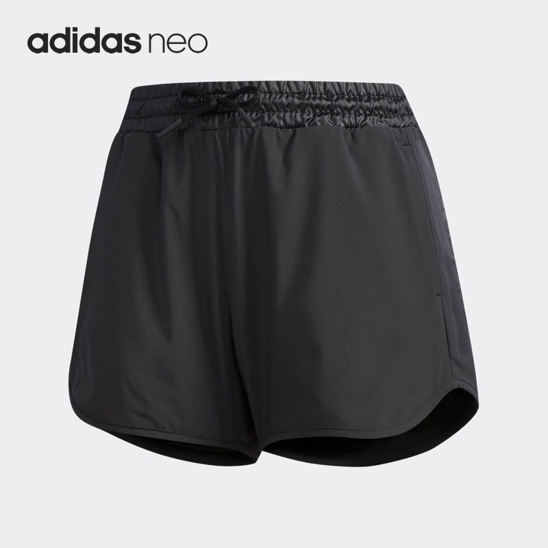 Adidas/阿迪达斯正品NEO休闲女子时尚潮流运动简约短裤DU2405 - 图2