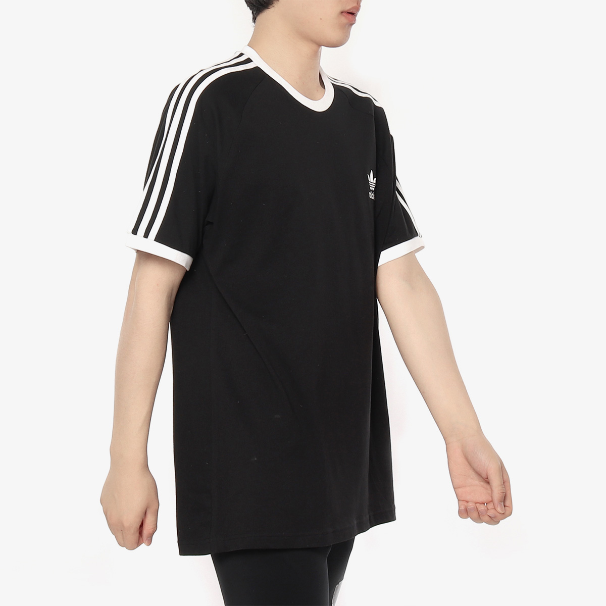 Adidas/阿迪达斯正品 3-STRIPES TEE男子运动短袖T恤CW1202-图0