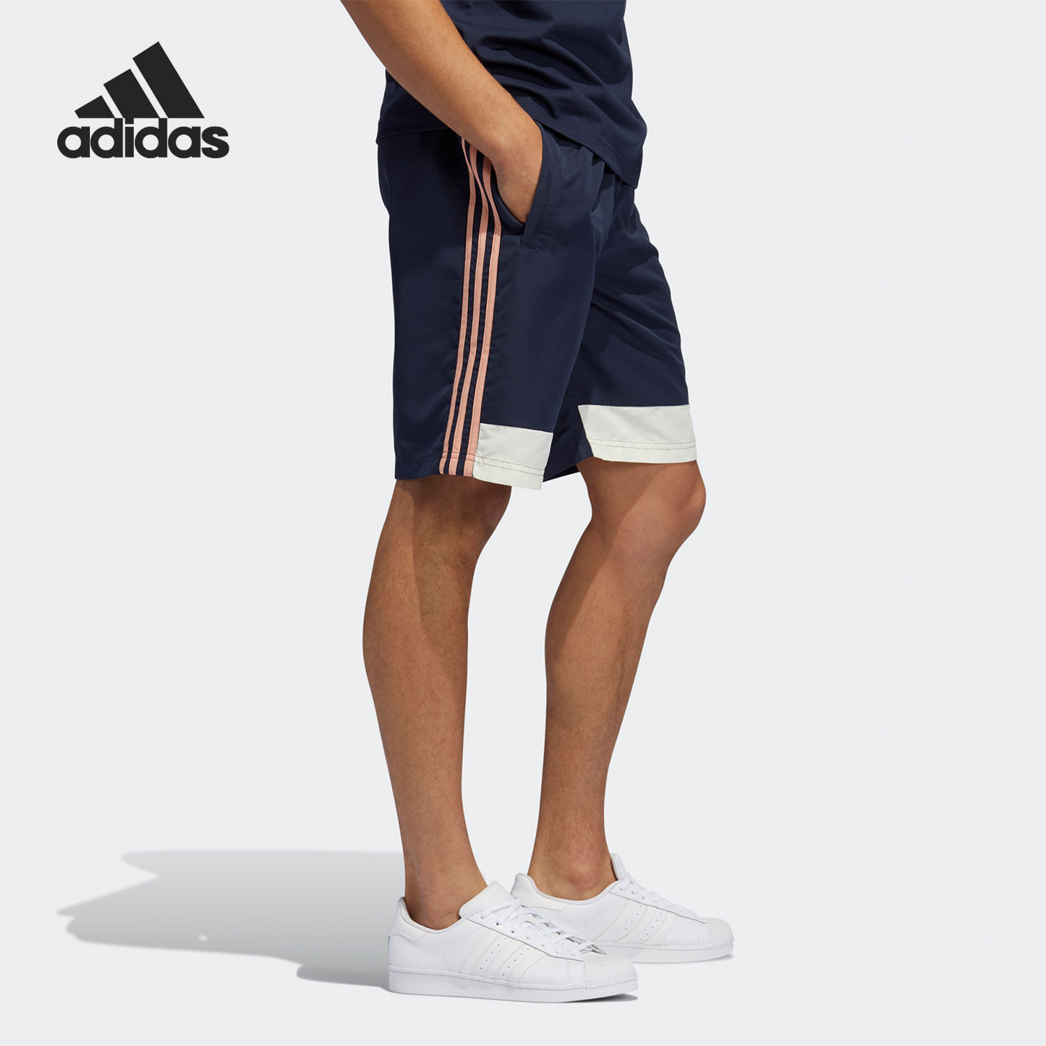 Adidas/阿迪达斯正品 三叶草 WOVEN SHORT男子休闲运动短裤H31264 - 图1