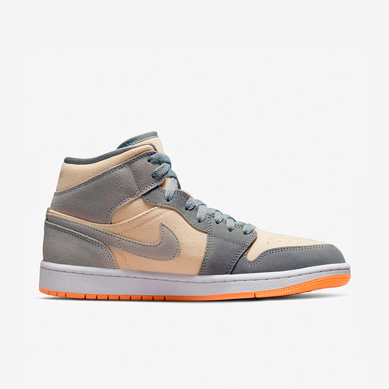 Nike/耐克正品 Air Jordan1 Mid 男女运动篮球鞋 DN4281-100 - 图1