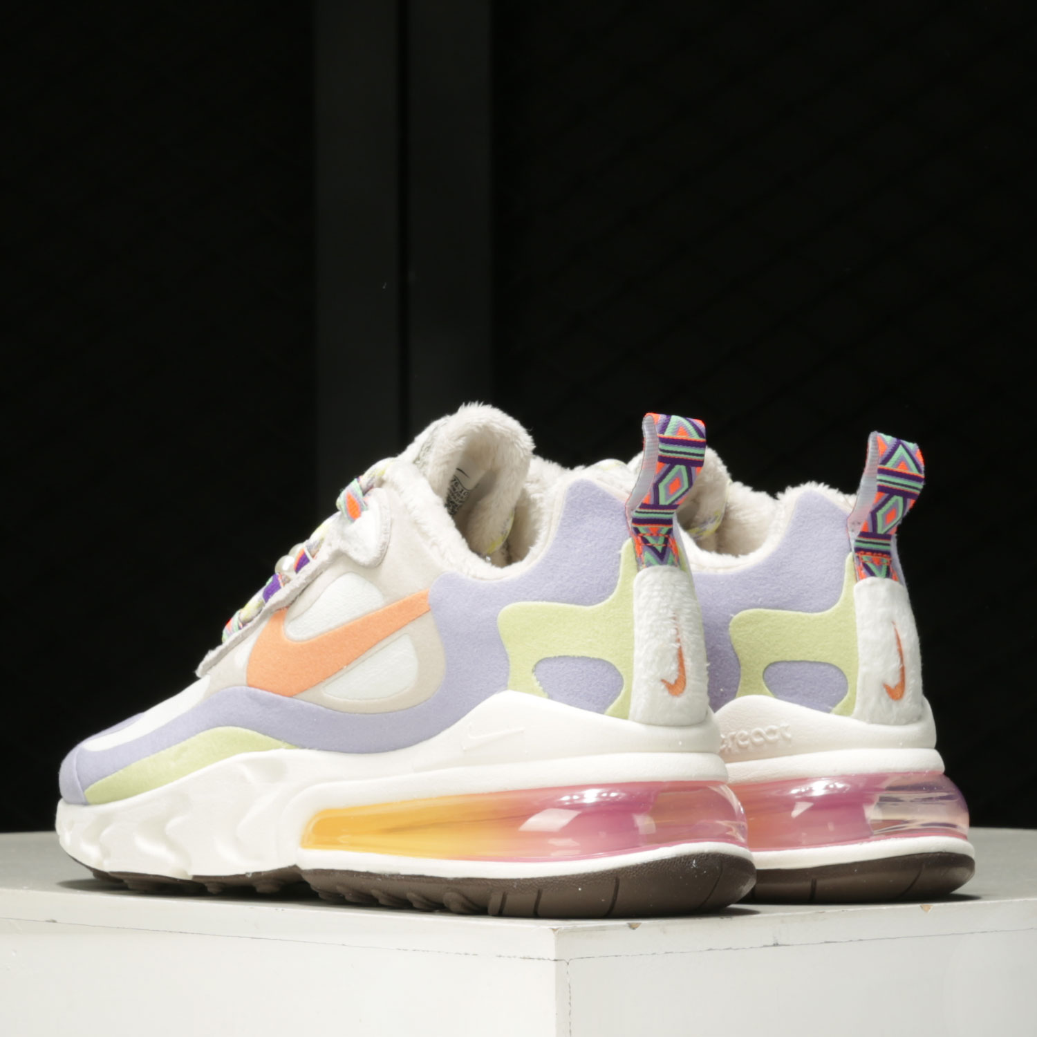 Nike/耐克正品AIR MAX 270 REACT 女子缓震气垫运动鞋 DC3276 - 图2