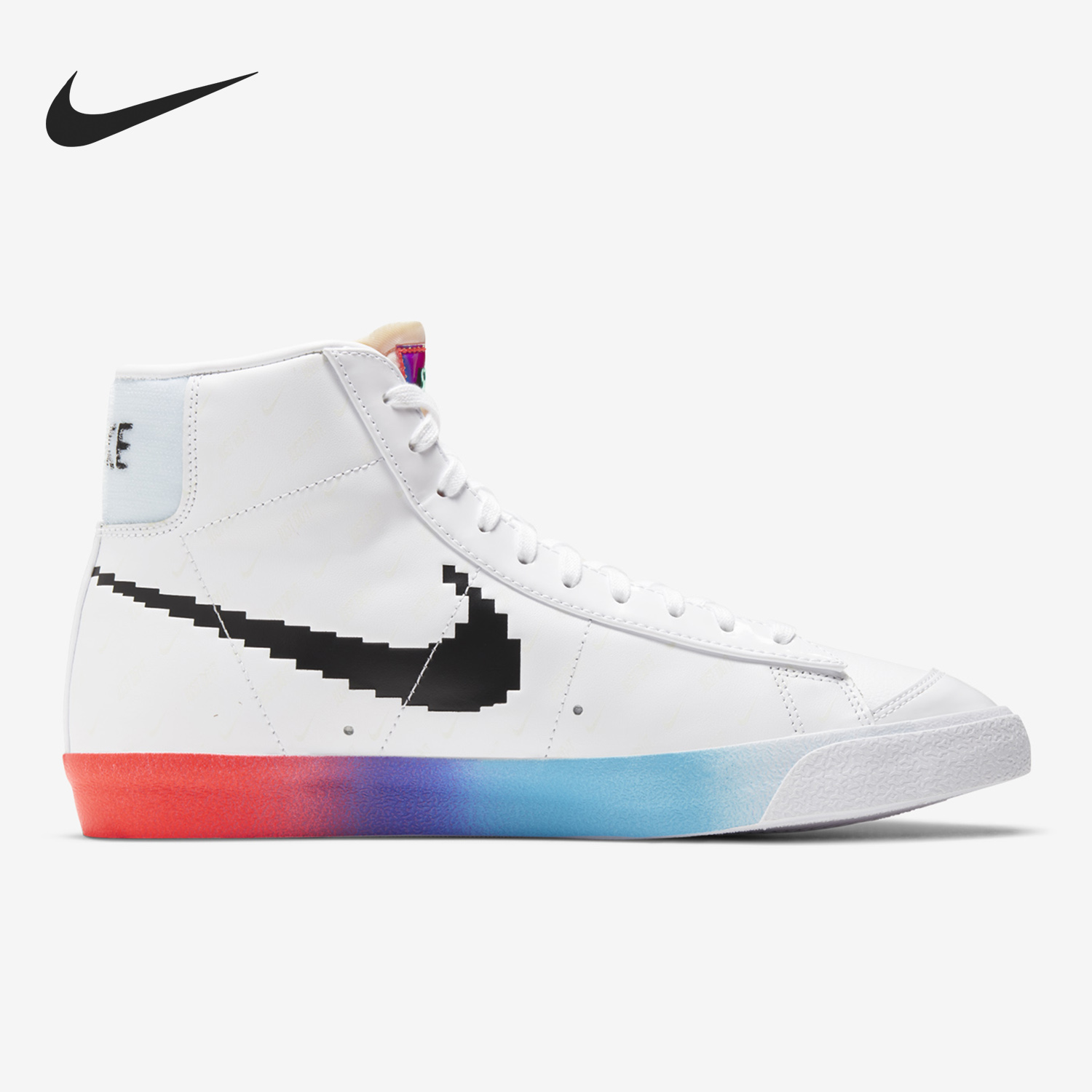 Nike/耐克正品Nike Blazer Mid 77电玩像素电竞镭射休闲鞋 DC3280 - 图1