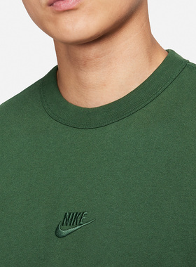 Nike/耐克正品子休闲logo男子透气圆领长袖运动T恤DO7391-323