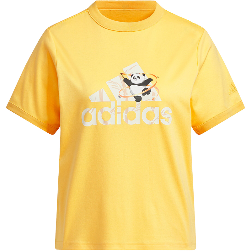 Adidas/阿迪达斯正品W CHINA TEE2时尚女士印花短袖JI6864 - 图3