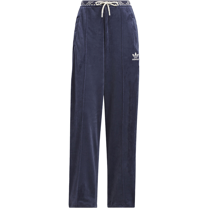 Adidas/阿迪达斯正品三叶草新年款女士丝绒宽松运动裤IX4231 - 图3