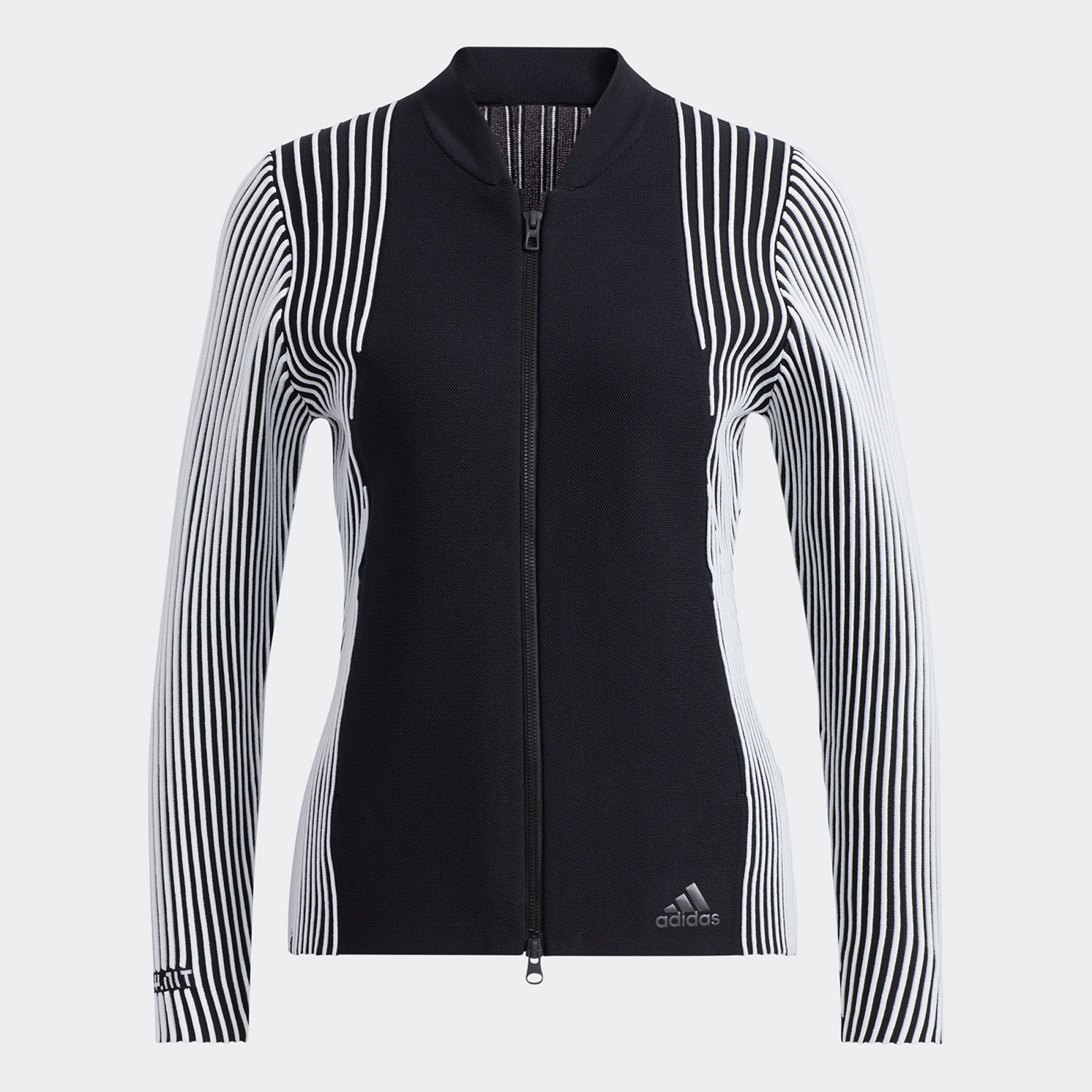 Adidas/阿迪达斯正品PRIMEKNIT女子高尔夫运动休闲夹克外套HB3579-图2