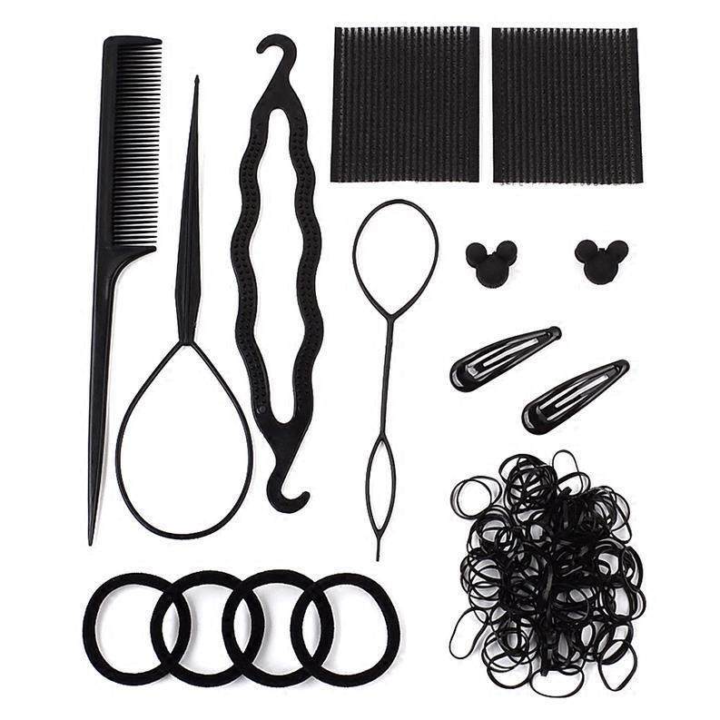 儿童扎发神器小孩梳头卷发盘发器 梦豪发饰