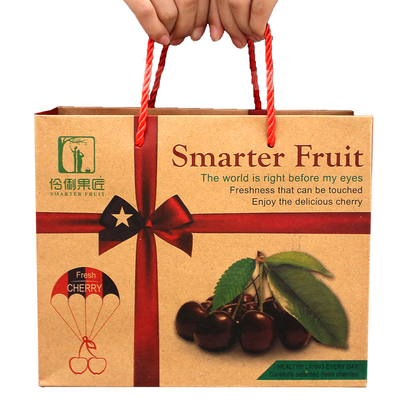 伶俐果匠礼盒装现摘大连车厘子新鲜水果2斤4J黑珍珠大樱桃孕妇包邮5非智利1