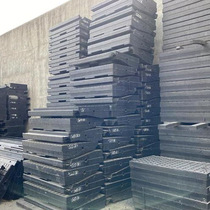 Rubber crossing plate road flat level crossing base plate mining crossing plate