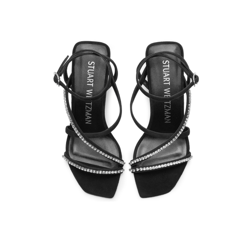 【限时礼遇】SW OASIS 75 CRYSTAL ANKLE-STRAP 夏季高跟凉鞋 - 图3