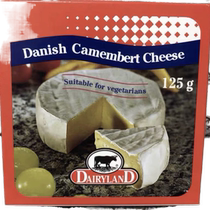 Danish imports Danish Camembert cheese Brisoft cheese ready-to-eat golden cheese 125g