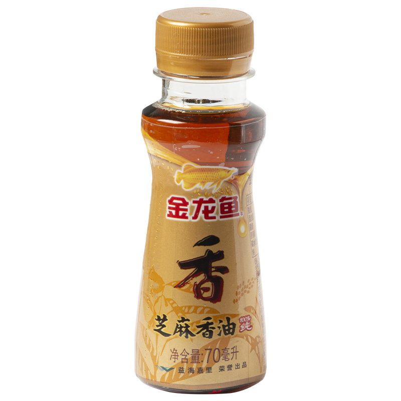 金龙鱼芝麻香油70ml花椒油小瓶家用凉拌火锅调味食用油芝麻油麻油-图1