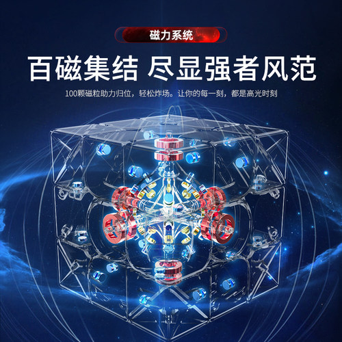 魔域文化RS3M V5 V4 V10 V11 V6 V7 V2魔方磁力三阶磁力悬浮比赛 - 图3