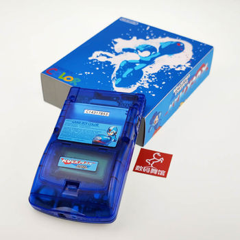 GBC Customized GAMEBOY COLOR Game Console Highlight Handheld Point to Point Full Fit Rock Man