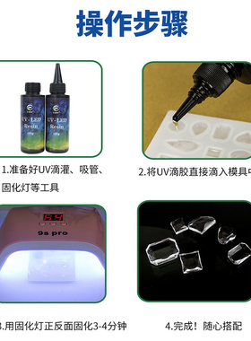 卡速特UV滴胶环保耐黄顺丰包邮