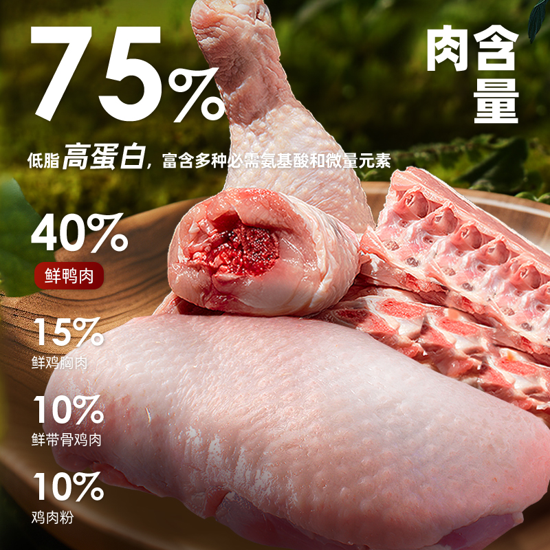 【试用】艾尔鲜肉来袭全价鲜肉猫粮试吃鸭肉蔓越莓成幼猫粮50g*2 - 图0