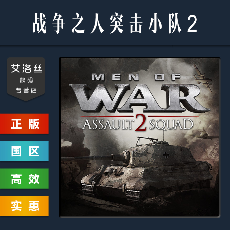 PC中文正版 steam平台 国区 游戏 战争之人突击小队2 Men of War Assault Squad 2 军资版 全DLC 激活码 - 图0