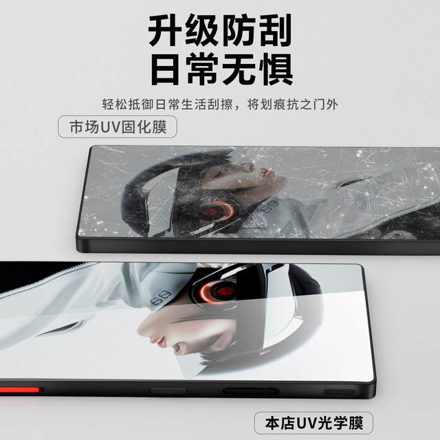 Suitable for uv Red Magic 10pro + film film high-definition light-fixing