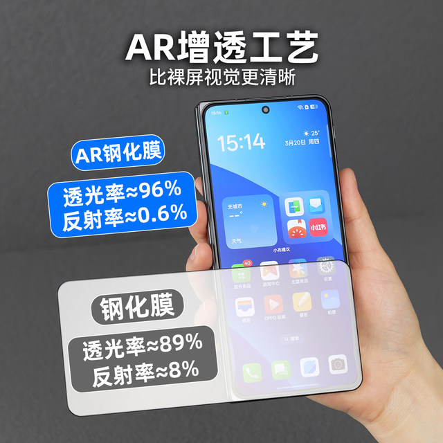 Applicable to OPPOfindx8u anti-reflective tempered film