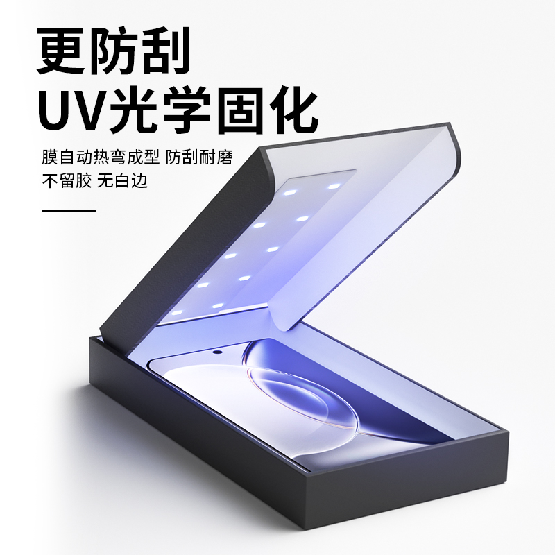 适用vivo x100 Pro菲林膜X100ultra手机膜xfold3光固x90prouv膜s17膜fold2保护膜s18高清防爆x100s全胶膜曲面 - 图2