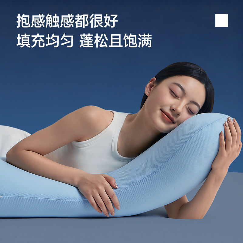 MLILY梦百合抱枕床上长条夹腿枕睡觉女生侧睡孕妇夹腿抱枕枕神器 护妇实拍商品图