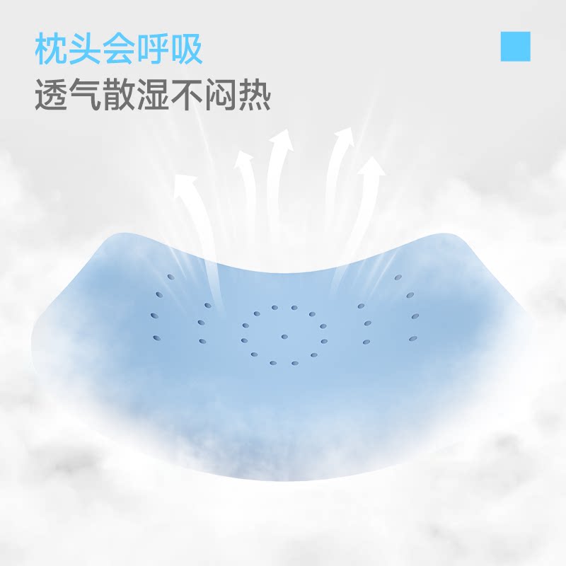 【交个朋友】梦百合儿童枕头宝宝成长枕透气3岁以上枕芯快充护脊