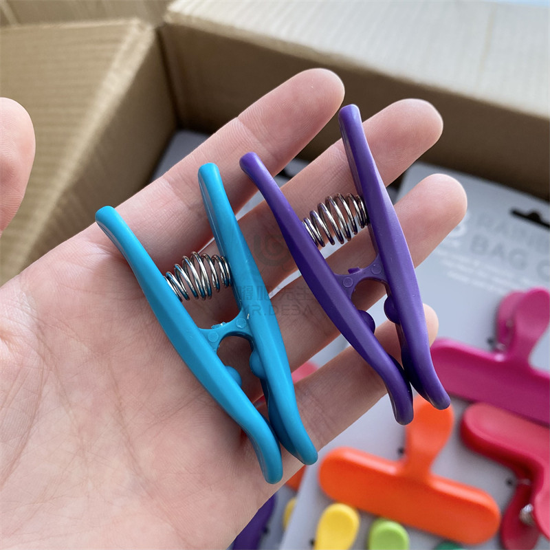 8个装！封口夹零食食品夹子密封袋夹塑料袋夹食物封口文件夹,淘宝优惠券,粉丝福利购,淘宝优惠卷