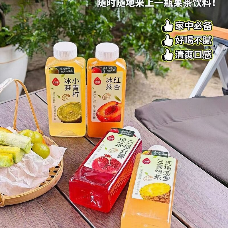 动康果汁茶饮料450ml饮料饮品组合装