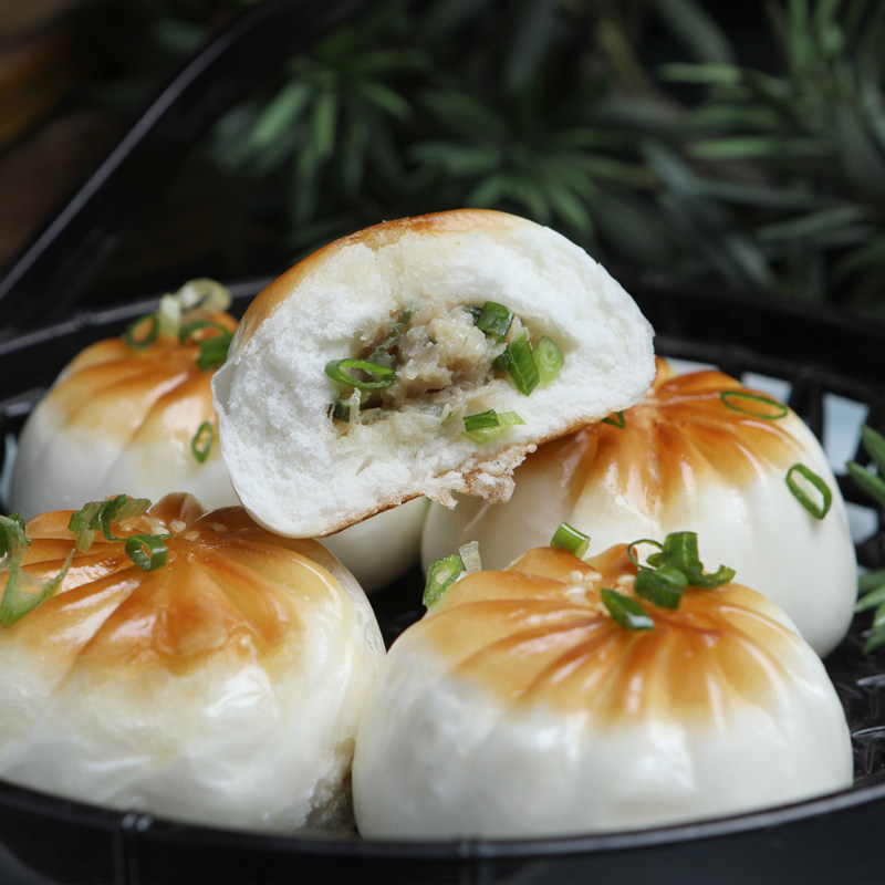 整箱宴小点京葱生煎包生肉广东煎包肉包麦小煎速冻包点早餐6个装,淘宝优惠券,粉丝福利购,淘宝优惠卷