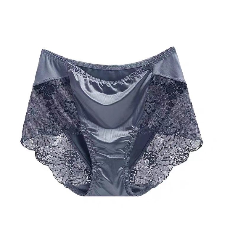 夏季新款冰丝大码内裤女莫代尔透气抑菌纯棉裆性感透明蕾丝中高腰,淘宝优惠券,粉丝福利购,淘宝优惠卷