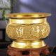 Incense Burner Set Pure Copper Fruit Plate Water Cup Lucky Candle