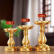 Pure brass alloy incense burner home offering three-piece candle pedestal incense candle holder integrated incense offering incense for Buddha