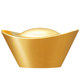 Solid pure brass simulated small gold bars gold brick gold ingot home living room cornucopia desktop ornaments to attract wealth