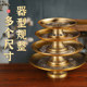 Pure brass alloy fruit plate fruit plate in front of Buddha