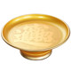 Household alloy fruit plate indoors for the God of Wealth, Guanyin tribute plate, Buddha hall, table decoration in front of the Buddha