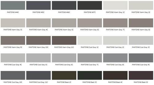 三和定做自动喷漆PANTONE Cool Gray 2C灰色冷灰潘通色卡定制油漆 - 图0