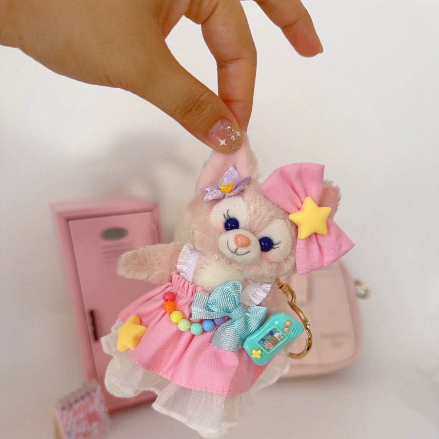 南风格子钥匙圈玲娜贝儿娃衣冰箱贴挂件坐肩尺寸衣服多巴胺吊带裙,淘宝优惠券,粉丝福利购,淘宝优惠卷