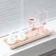 Narrow side storage rack for windowsill sink side dishwasher narrow rag rack for sponge drain rack for kitchen supplies storage rack