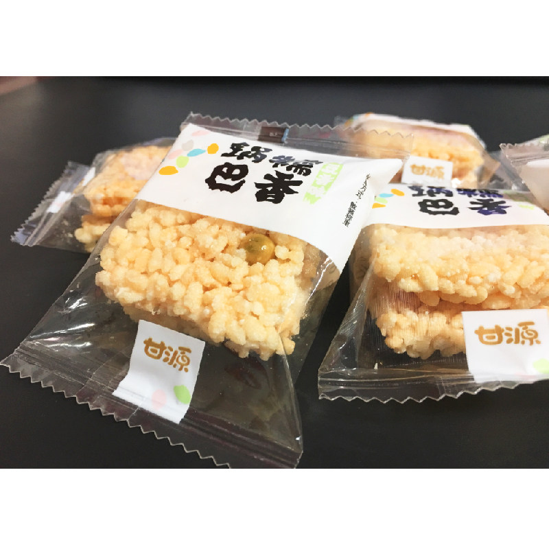 甘源牌豆香咸蛋黄味独立装500g锅巴 祥合隆食品膨化食品