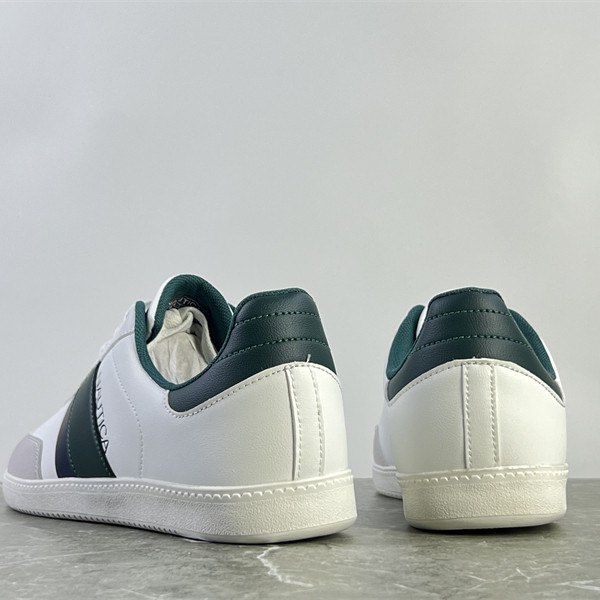 出美单运动鞋男鞋革面拼接复古休闲板鞋耐磨防滑软底低帮德训鞋男,淘宝优惠券,粉丝福利购,淘宝优惠卷