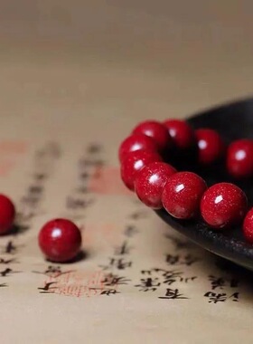 朱砂手串真货2026丙午马本命年原石紫金砂红素圈手链女款真品首饰