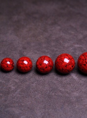 辰砂保真晶体砂手串湘西特级含辰砂手链本命年红色朱砂手串男女