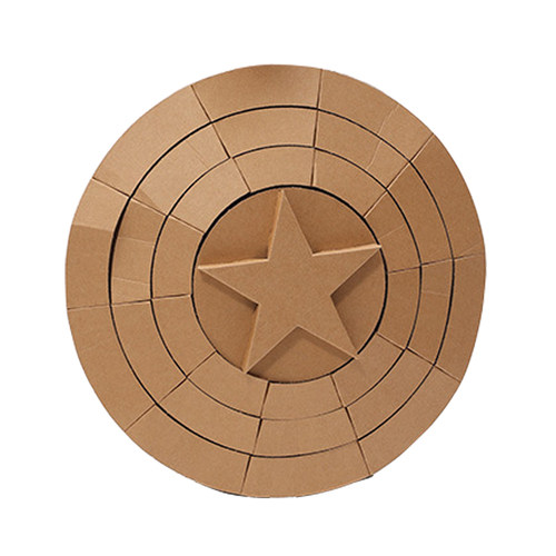 手工diy武器制作儿童玩具武士刀战斧子头盾牌模型瓦楞纸壳板箱剑 - 图3