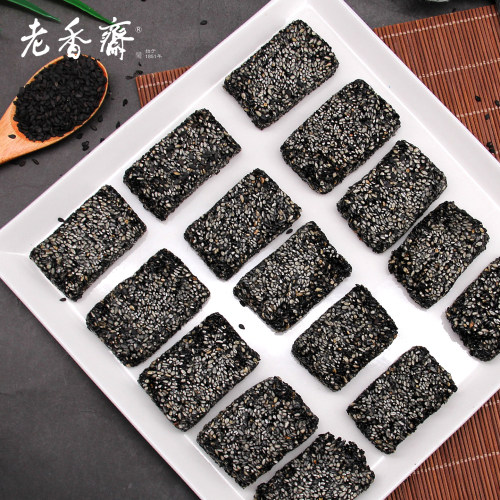 老香斋黑芝麻酥糖上海特产老字号春节年货伴手礼孕妇健康零食小吃 - 图3