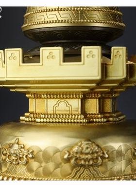 慧宝纯铜嘎当塔菩提舍利塔宝塔