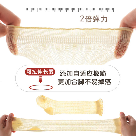 宝宝袜子长筒夏季超薄棉袜网眼婴儿松口防蚊防晒过膝不勒腿空调袜